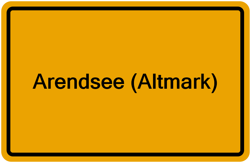 Handelsregisterauszug Arendsee (Altmark)